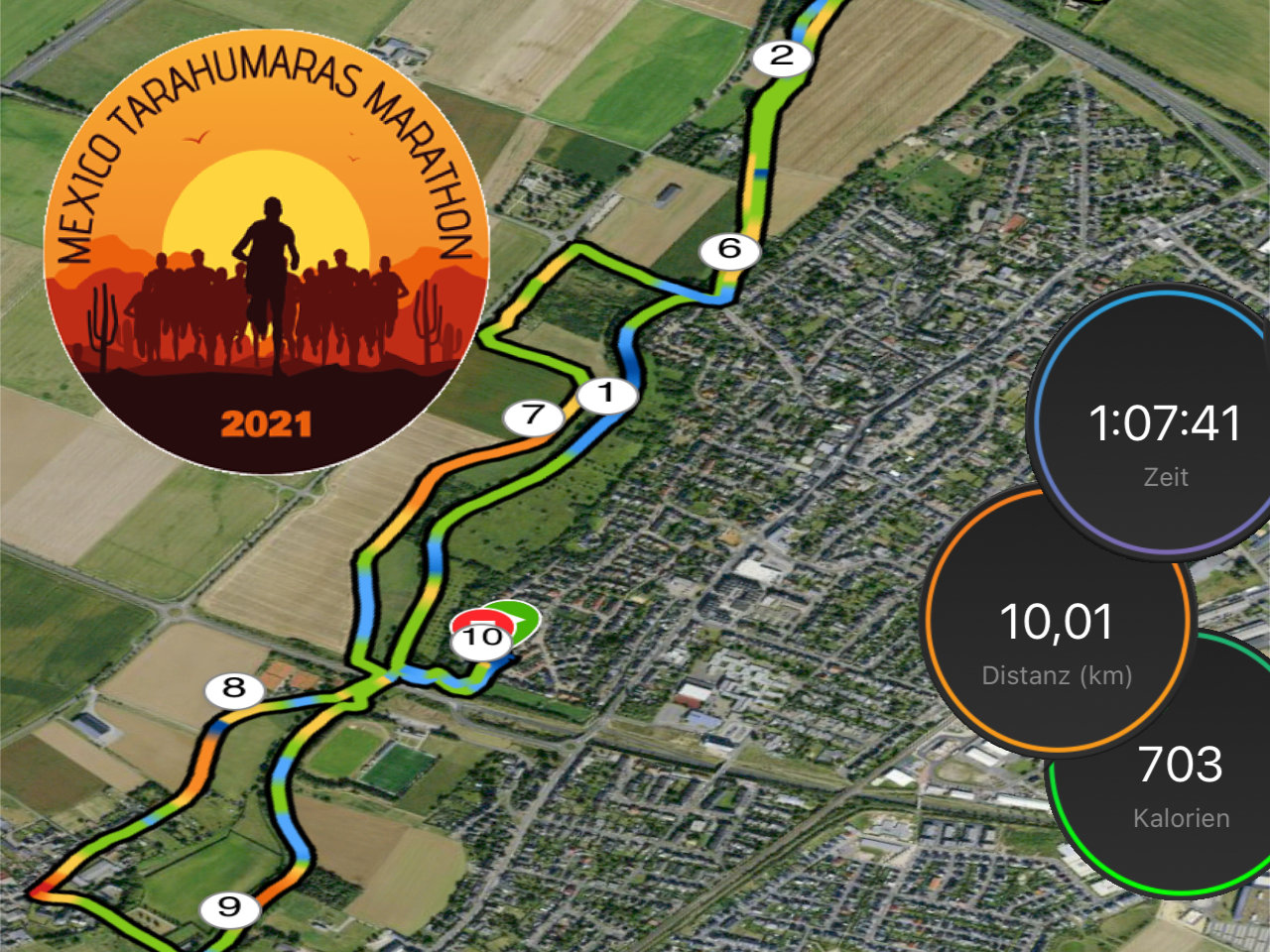 Achtsamkeit im Alltag – 10km-Lauf